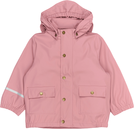 Regenjacke mit Kapuze, rosa, Gr. 98/104 Mikk-Line