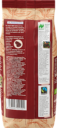 Kaffee ganze Bohne Espresso de Peru dmBio