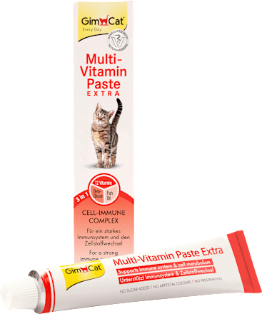 Nahrungsergänzung Katze, Multi-Vitamin-Paste Extra  GimCat