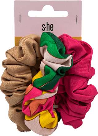 Скрънчи ластици цветни s-he stylecollection