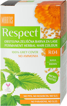Boja za kosu – R04 smeđa Respect
