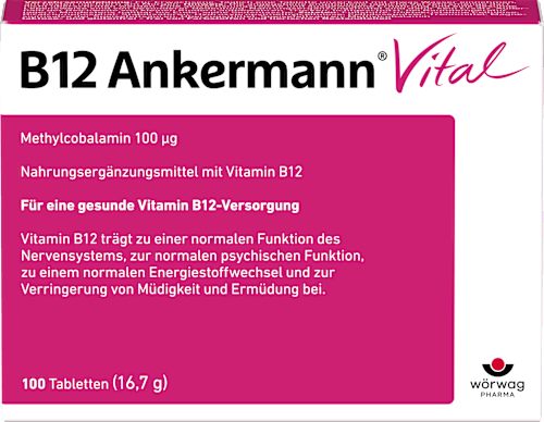 B12 Ankermann vital Tabletten 100 St B12 Ankermann Vital