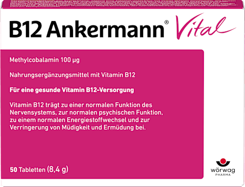 B12 Ankermann vital Tabletten 50 St B12 Ankermann Vital
