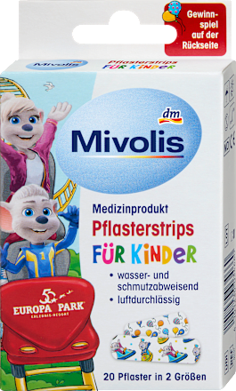 Pflasterstrips für Kinder Europa - Park Edition Mivolis