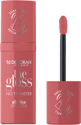 Glos za ustnice the gloss no transfer shake, 08 So Peach DEBORAH MILANO