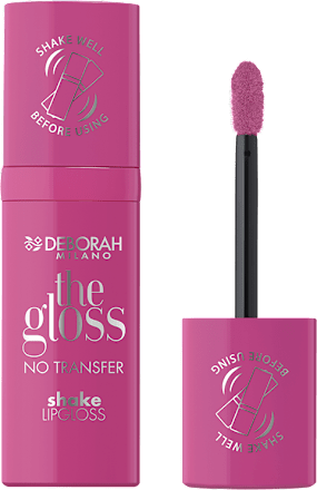 Glos za ustnice the gloss no transfer shake, 04 Pop Pink DEBORAH MILANO