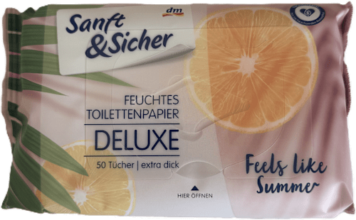 vlhčený toaletní papír Deluxe Feels like Summer Sanft&Sicher