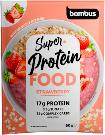 Super Protein kaše s příchutí jahoda bombus