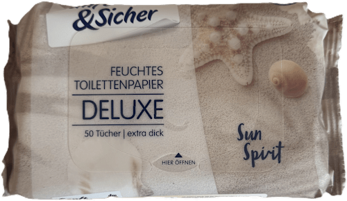 Hârtie igienică umedă Deluxe Sun Spirit Sanft&Sicher