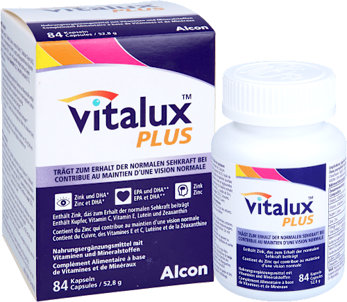 Vitalux Plus Kapseln 84 St vitalux PLUS