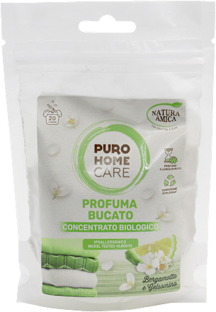 Profuma bucato concentrato biologico bergamotto e gelsomino Natura Amica