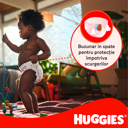 Scutece chiloțel pentru băieți numărul 4, 9-14 kg Huggies