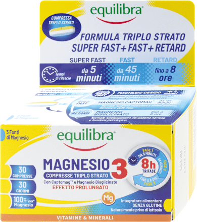 Magnesio triplo strato equilibra