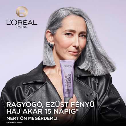 Ősz hajszínt árnyaló ápoló, tiszta fehér L'ORÉAL PARiS