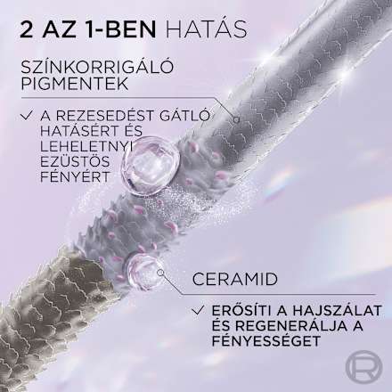 Ősz hajszínt árnyaló ápoló, tiszta fehér L'ORÉAL PARiS