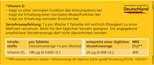 Dekristolvit D3 5600 I.E. Tabletten 60St Dekristolvit