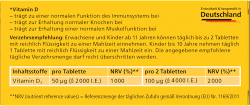 Dekristolvit D3 2000 I.E. Tabletten 90 St Dekristolvit