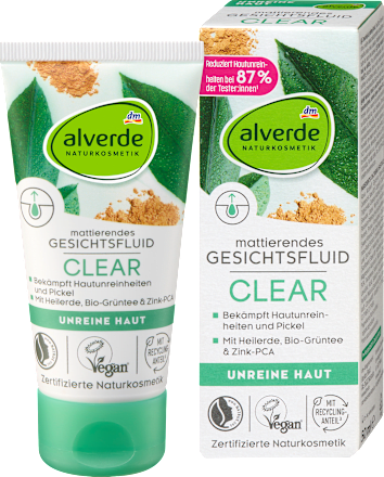 CLEAR fluid za lice  alverde NATURKOSMETIK