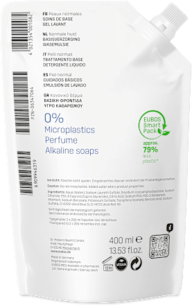 EUBOS Basis Pflege Flüssig Wasch + Dusch, normale Haut, Nachfüllbeutel  EUBOS