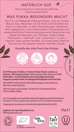 Kräutertee Pfefferminz & Süßholz (20 Beutel) pukka