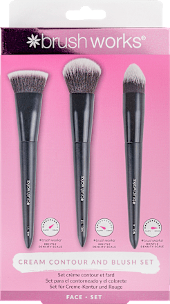 Set de pensule pentru contur și blush brush works