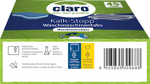 Waschmaschinentabs Kalk-Stopp claro