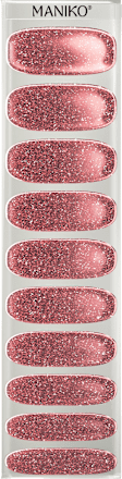 UV Nagelfolien Glittery Rosé Maniko