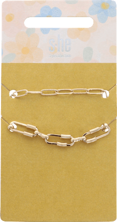 Armband-Set gold  SHE
