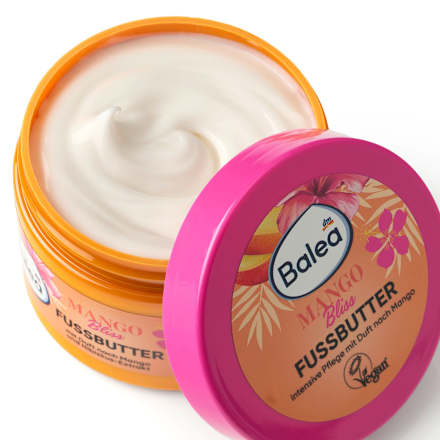 MANGO Bliss puter za stopala - mango i hibiskus Balea
