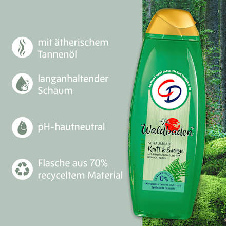 Schaumbad Waldbaden Kraft & Energie CD