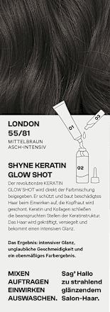 Haarfarbe 55/81 London Mittelbraun Asch-Intensiv SHYNE Professional
