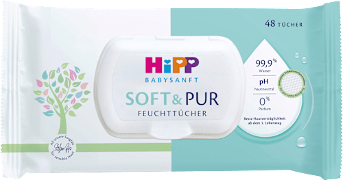 Feuchttücher Soft & Pur (3x48 St) HiPP Babysanft