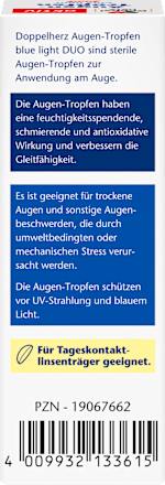 Augentropfen blue light Duo Doppelherz