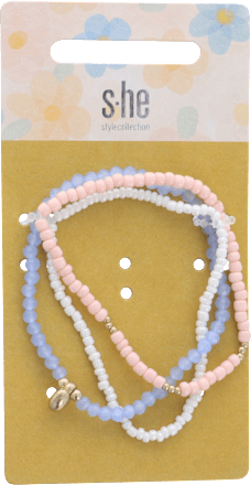 Perlenarmband-Set in Pastellfarben s-he stylecollection