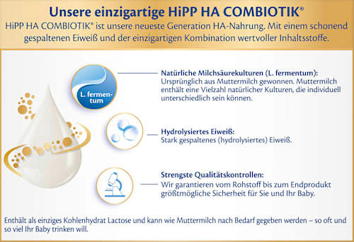 Anfangsmilch Pre HA Combiotik von Geburt an HiPP