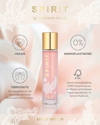 Cashmere musk Eau de Parfum SPIRIT