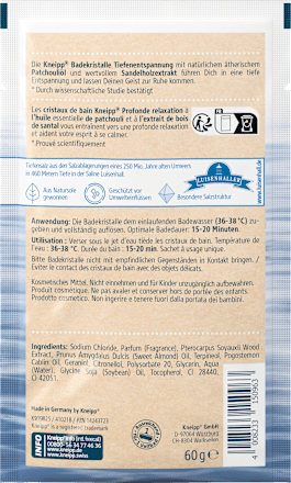 Badesalz Tiefenentspannung Kneipp