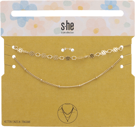 Kettenset Choker in Goldoptik SHE