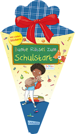Kinderbuch Schlau für die Schule: Bunte Rätsel zum Schulstart blau Carlsen