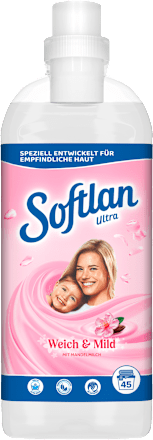 Koncentrat do płukania mleko migdałowe + lilia Weich&Mild Sensitiv, 45 prań Softlan