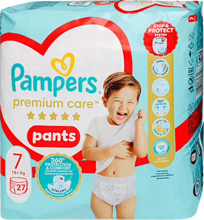 Bugyipelenka, 7-es méret,15+ kg Pampers Premium Care