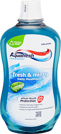 Szájvíz Fresh& Minty Aquafresh