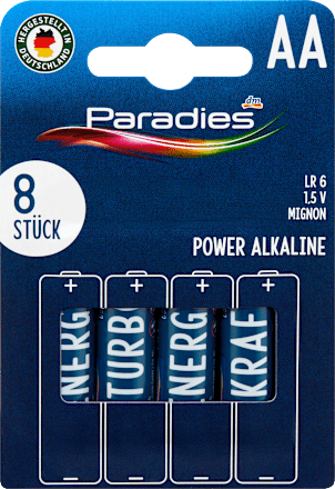 Batterien AA Power Alkaline Paradies