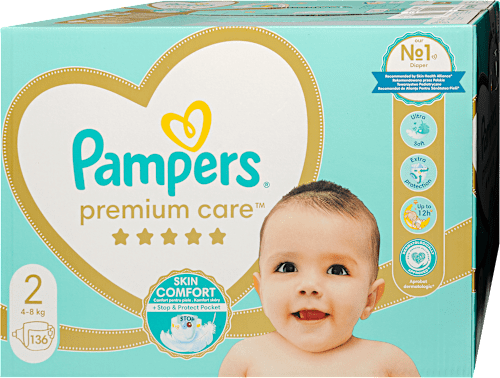 Pelenka mega csomag, 2-es méret, 4-8kg Pampers Premium Care