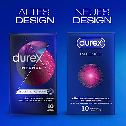 Kondome Intense Orgasmic, Breite 56mm Durex