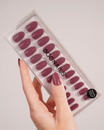 Künstliche Nägel Press Ons Medium Round Bubblegum Doonails