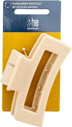 Haarklammer modern beige s-he stylecollection