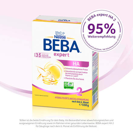 Folgemilch Expert HA 2 nach dem 6. Monat Nestlé BEBA