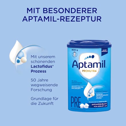 Anfangsmilch Pre Pronutra von Geburt an Aptamil