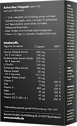 Active Men T-Kapseln serotalin